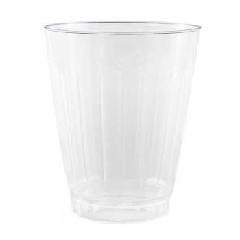 Clear Strong Plastic Floral Design Tumblers 10oz – Case of 480