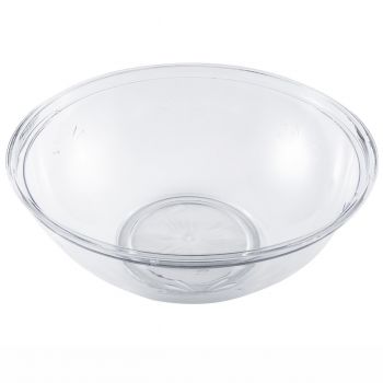Mashers Large 4.6ltr Clear Round Plastic Disposable Serving/Punch Bowl – Case of 25