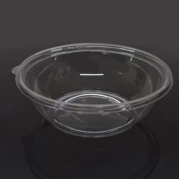 100 x 2 Litre Clear Plastic Salad Bowl 